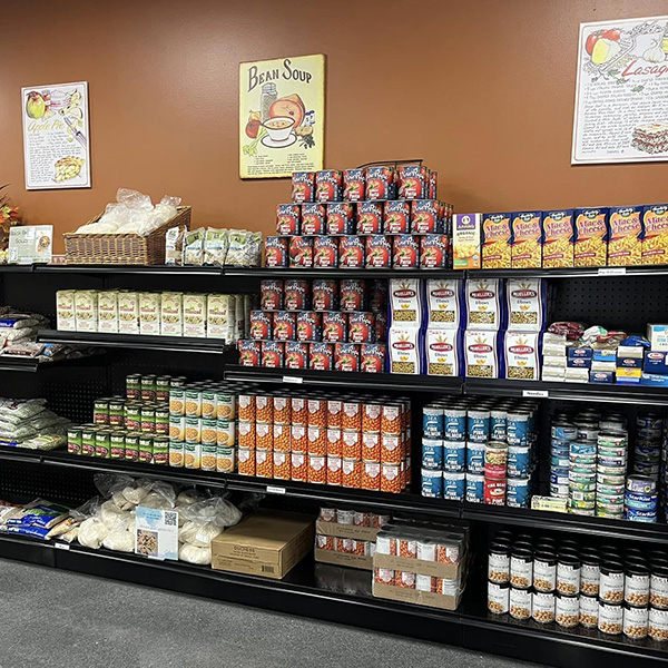 Port Angeles Food Bank Market Shelves