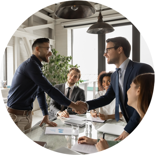 Business People Shaking Hands