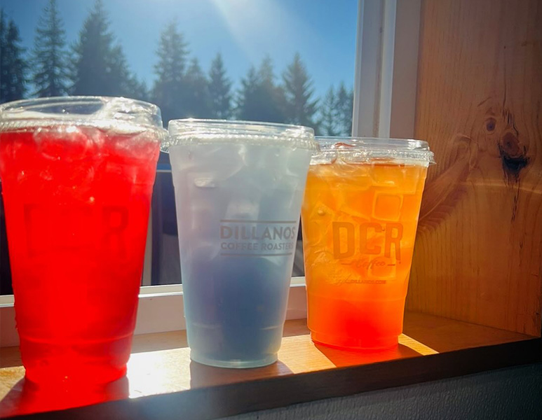 Bug and Buf's colorful energy drinks
