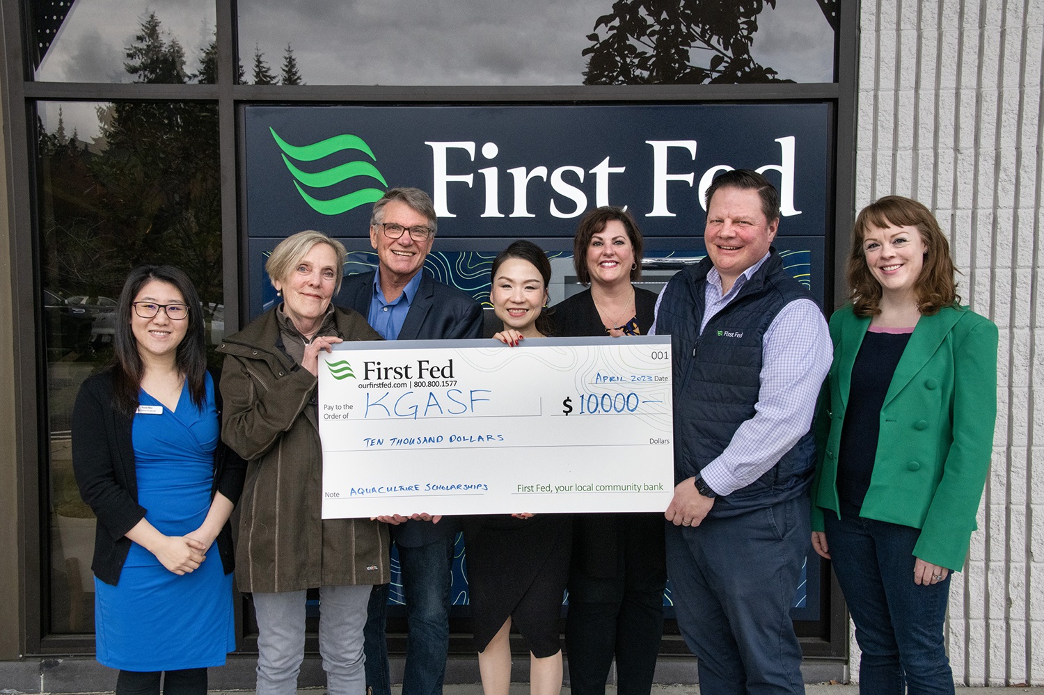First Fed KGASF Check First Fed KGASF Check