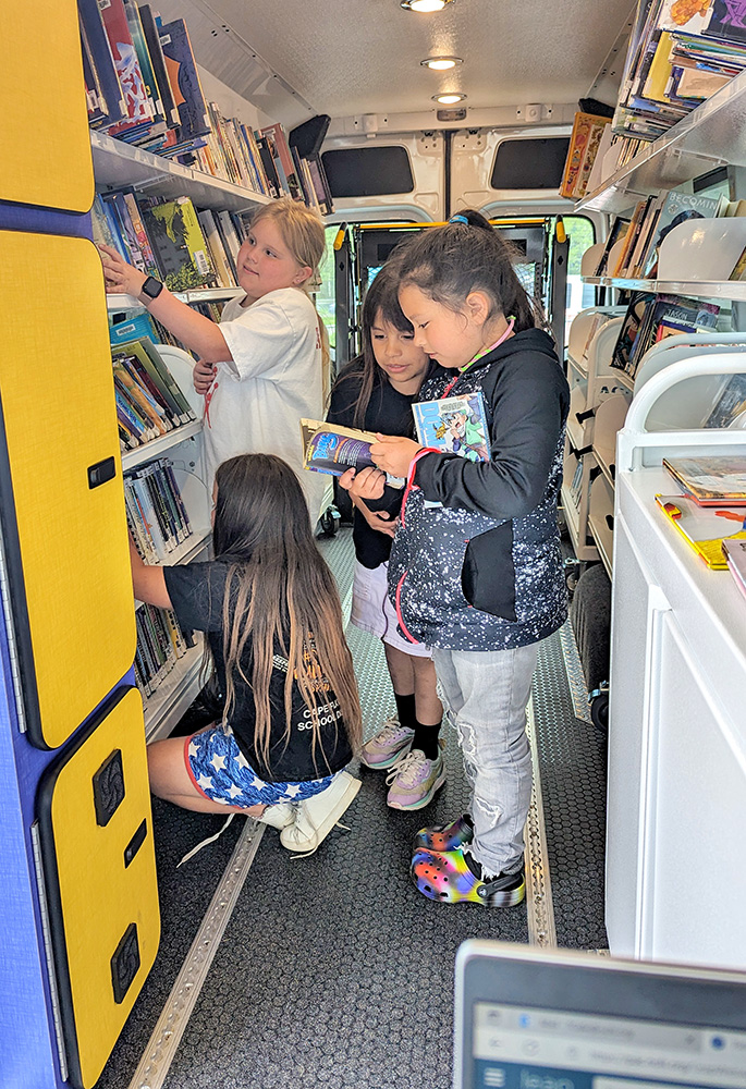 Kids on NOLS Bookmobile