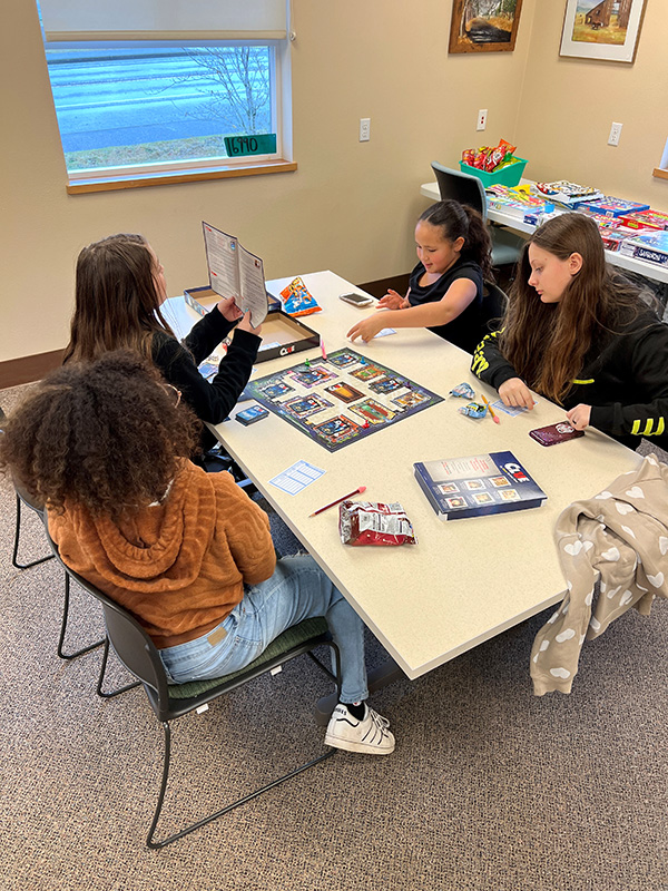 Teen Game Lounge at NOLS Clallam Bay Branch