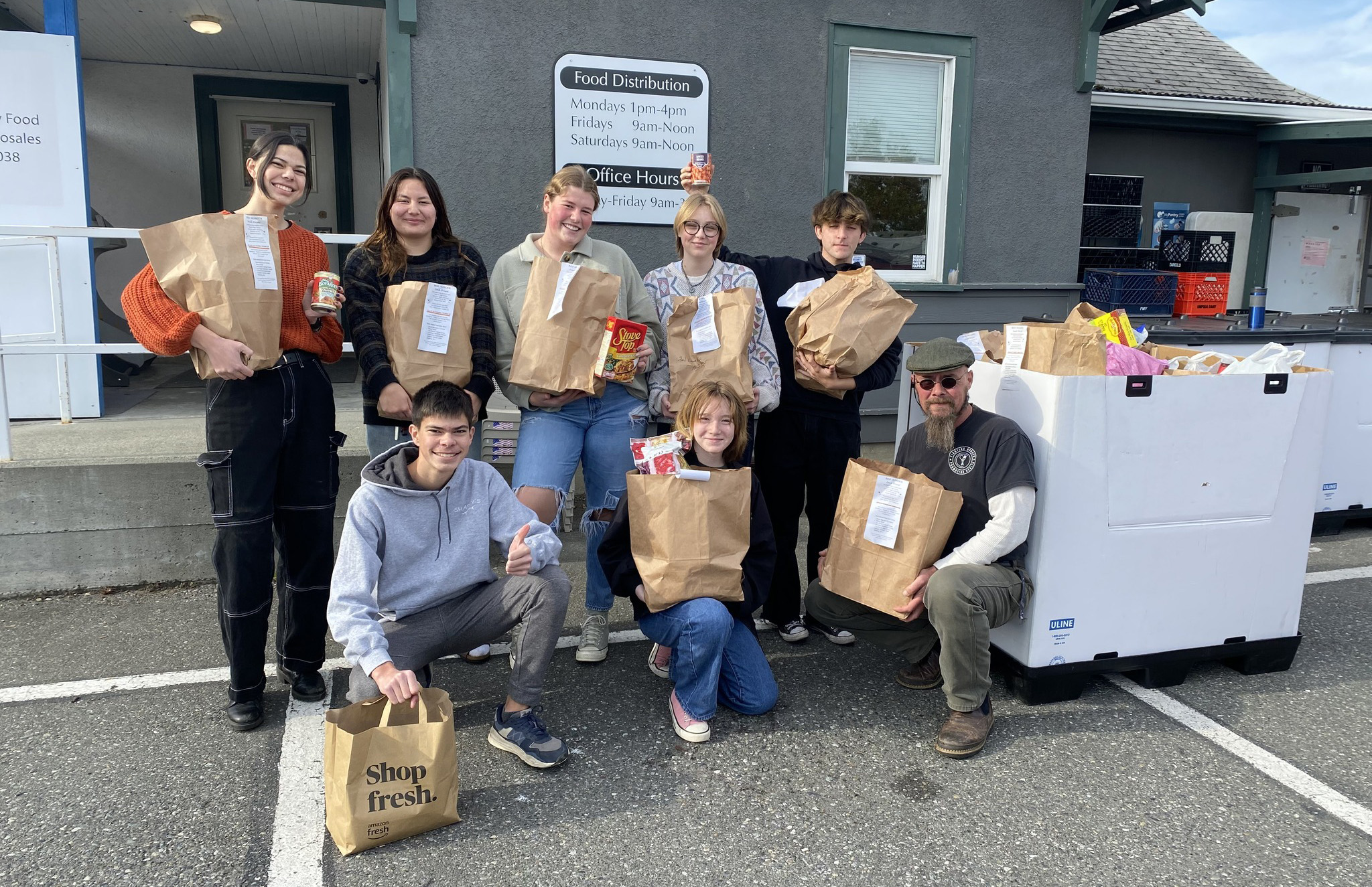 Sequim Food Bank Student Volunteers Sequim Food Bank Student Volunteers