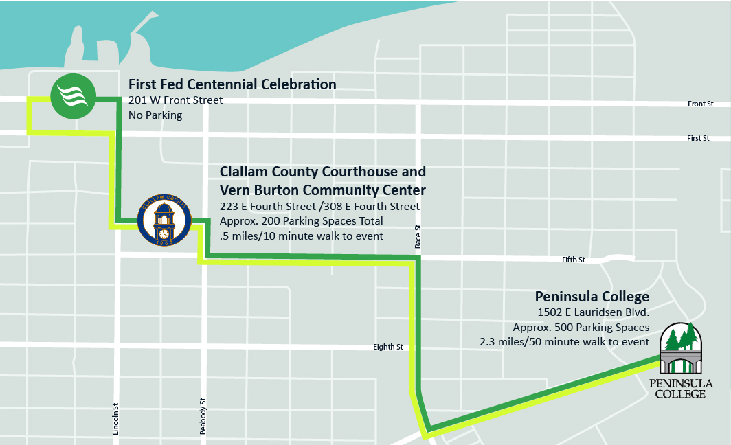 First Fed Centennial Shuttle Map 2023 First Fed Centennial Shuttle Map 2023