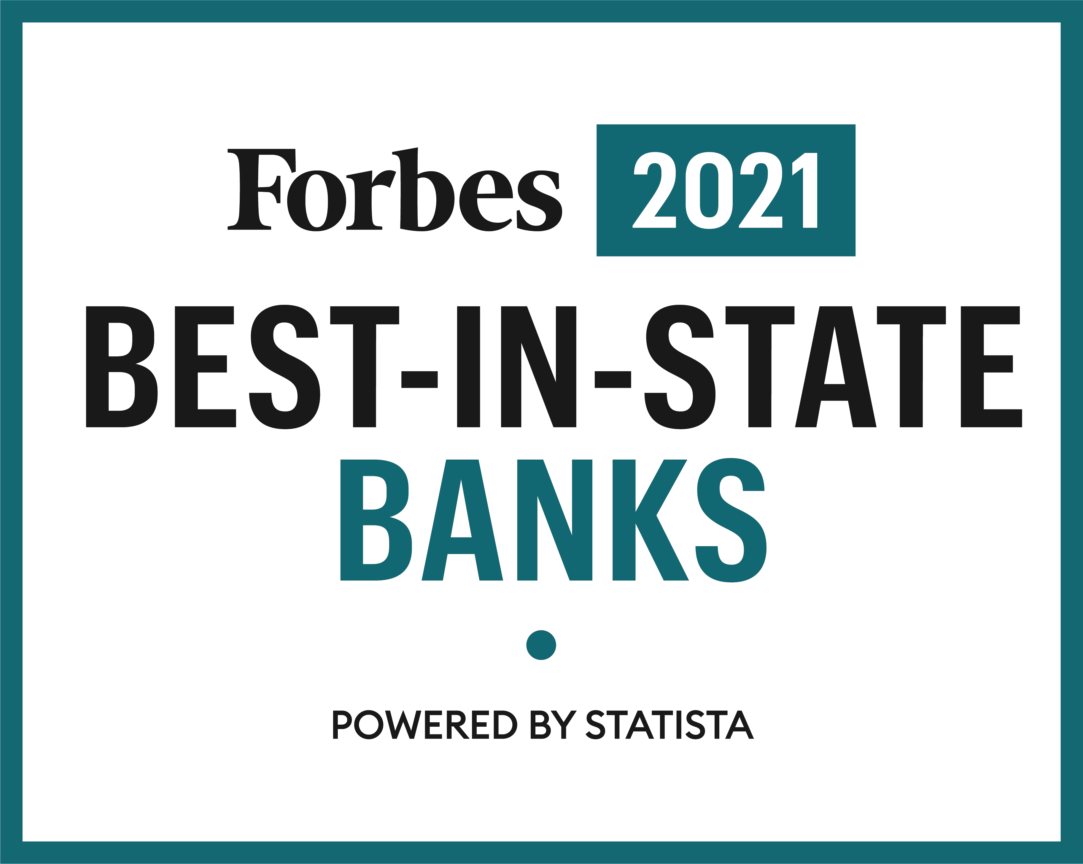 Forbes 2021 - Best-in-State Banks Forbes 2021 - Best-in-State Banks