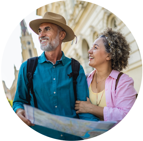 Older Couple Traveling