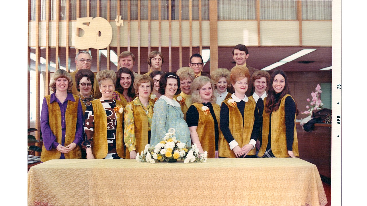 1973 Team in Gold Vests